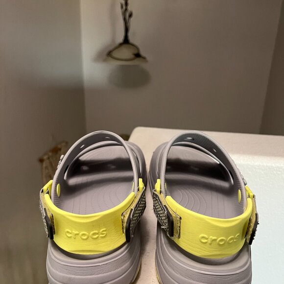 Mens grey crocs - Picture 3 of 4